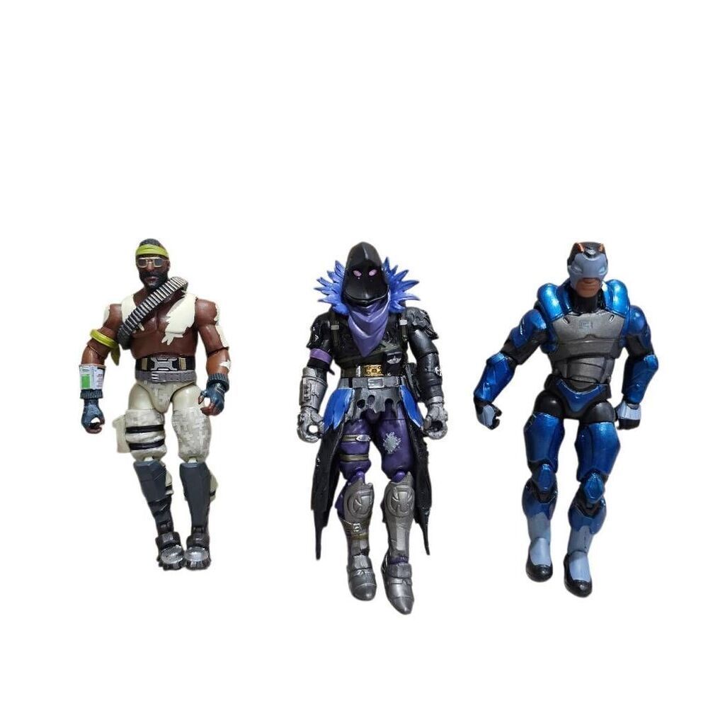 Fortnite Bandolier Raven and Carbide figures bundle